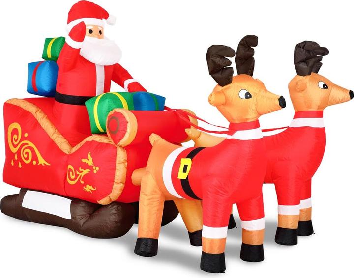 Image du produit Monzana Père Noël traîneau XXL LED