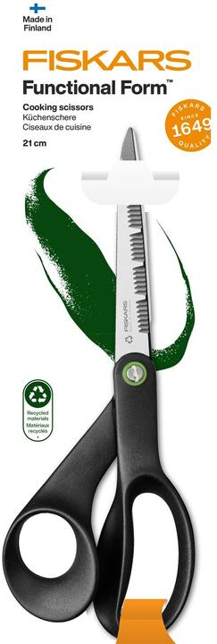 Image du produit Fiskars Ciseaux FF cuisine 21 cm, acier inoxydable, droitier (21 cm)