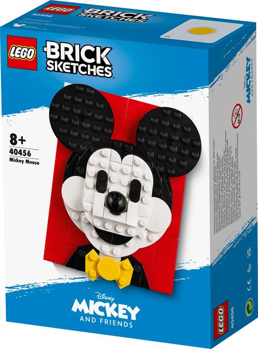 Image du produit LEGO Brick Sketches - Mickey Mouse (40456, LEGO Disney, LEGO difficiles à trouver)