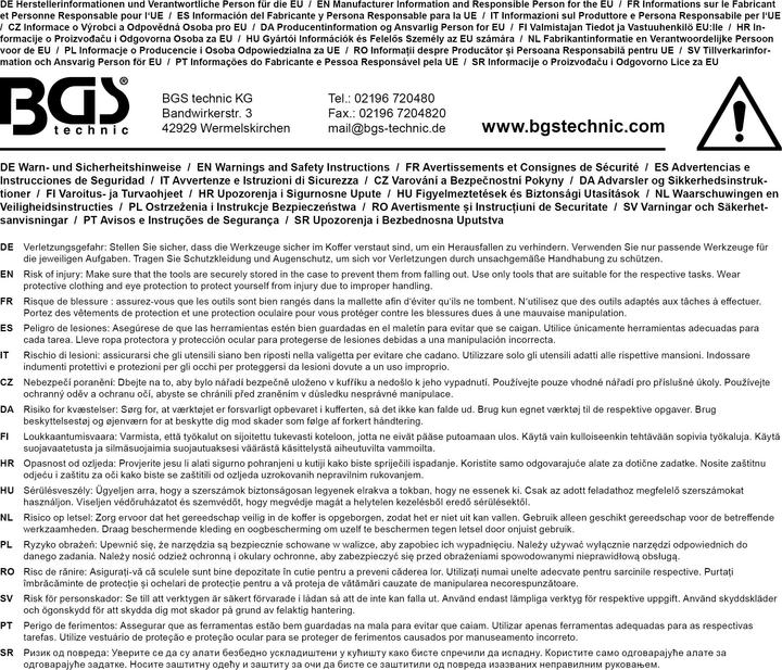Produktbild BGS Elektriker-Werkzeugkoffer 118-tlg. (118 Teile)