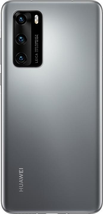 Actual product image Huawei P40 (128 GB, Silver Frost, 6.10", Hybrid Dual SIM + eSIM, 50 Mpx, 5G)