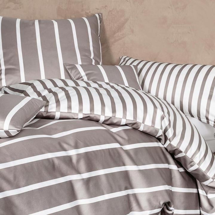 Produktbild Janine Mako-Satin Bettwäsche modern classic (Kopfkissenbezug, 80x80 cm)
