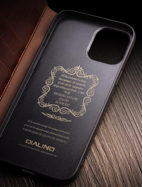 Produktbild QiAlino Hülle Flip (Apple iPhone 12 Pro Max)
