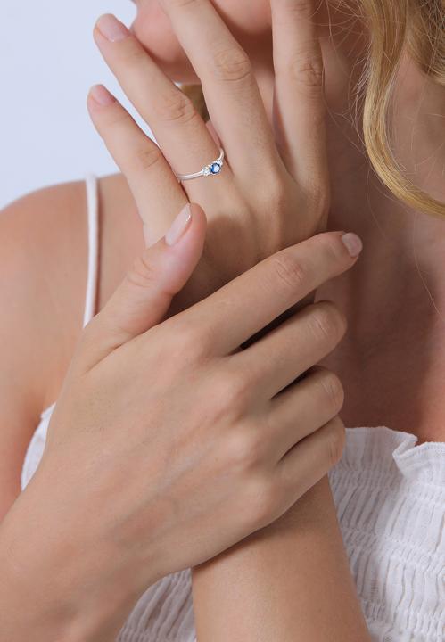 Actual product image Elli Ring Engagement Ring Zirconia 925 Sterling Silver (54, 925 Silver)