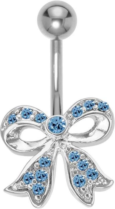 Actual product image Bijouteria Bellypiercing (Stainless steel, Crystal, Brass)