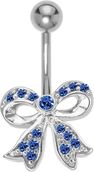 Actual product image Bijouteria Bellypiercing (Stainless steel, Crystal, Brass)