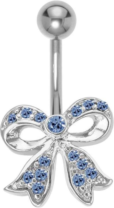 Actual product image Bijouteria Bellypiercing (Stainless steel, Crystal, Brass)