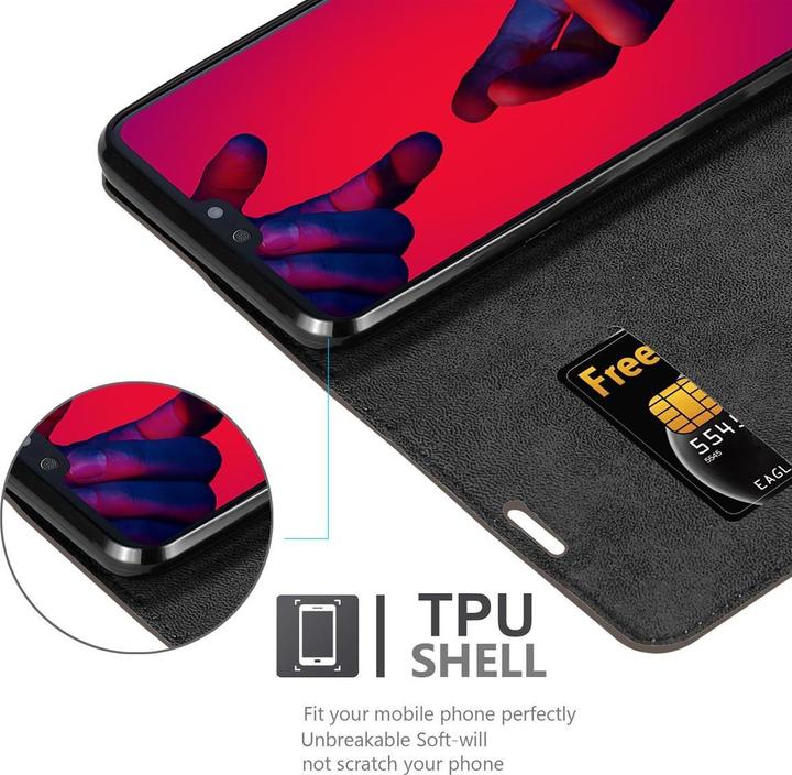 Productafbeelding Cadorabo Boek Onzichtbare Magneethoes (Huawei P20 Pro)