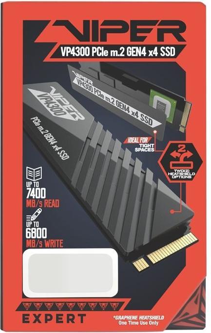 Image du produit Patriot Viper VP4300 (1000 Go, M.2 2280)