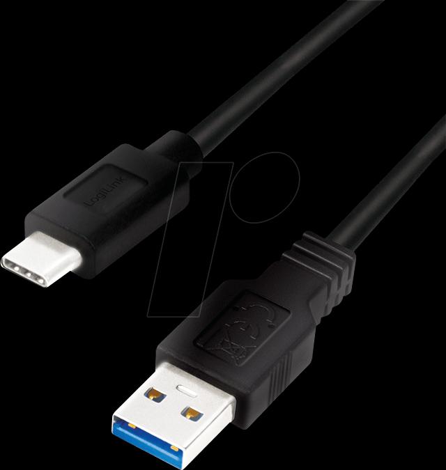 Image du produit LogiLink USB A – USB C (3 m, USB 3.0)