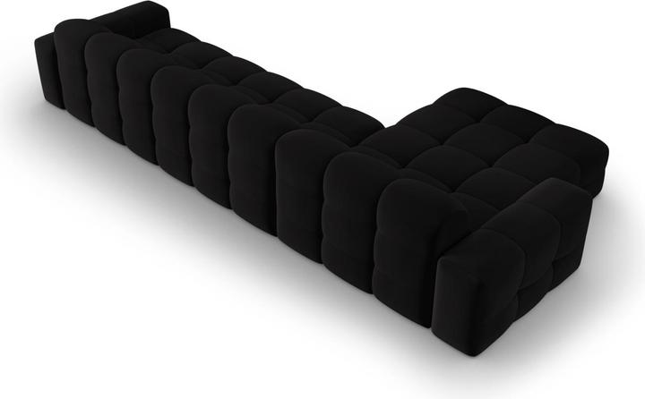 Actual product image Micadoni Velvet Left Corner Sofa, "Kendal", 5 Seats, 357x173x79Made in Europe (Corner sofa)