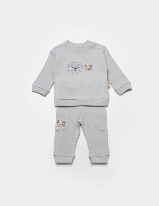 BabyCosy Set aus Hose und langärmeligem Hemd