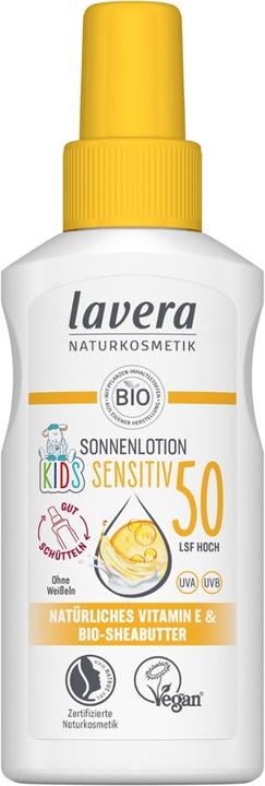 Lavera Sun Sensitiv Sonnenlotion Sensitiv Kids LSF 50 100 ml (Sonnenlotion, SPF 50, 100 ml)