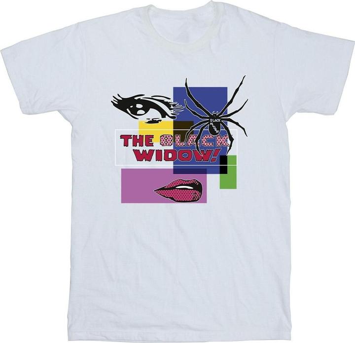 Actual product image Mens Black Widow Pop Art T-Shirt (3XL)