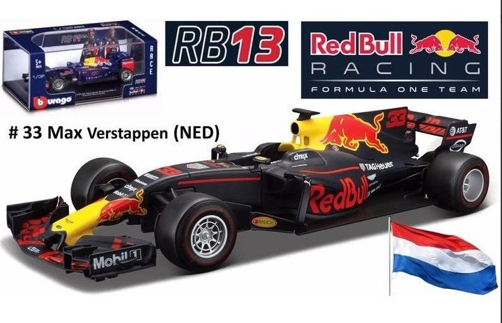 Actual product image Bburago Red Bull Racing TAG Heuer RB13 (2017)