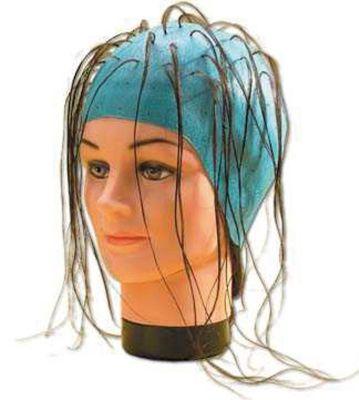 Produktbild Fripac Gummi-Strähnenhaube blau