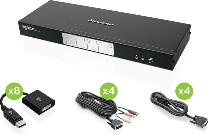 Actual product image Iogear 4-Port Dual-Link Dual View