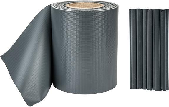 Bradas PVC Privacy Strip Foil Fence Balcony Roll Mat Screen Anthracite 35 m (3500 cm)