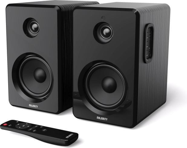 Produktbild Majority D40 Aktiv Regal-Lautsprecher (1 Paar, 60 W)