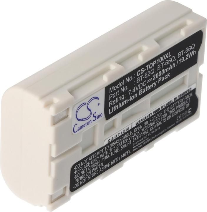 Actual product image XCell Battery Topcon Field Controller FC-100 Battery BT-30, BT-62Q, BT-65Q, BT-66Q