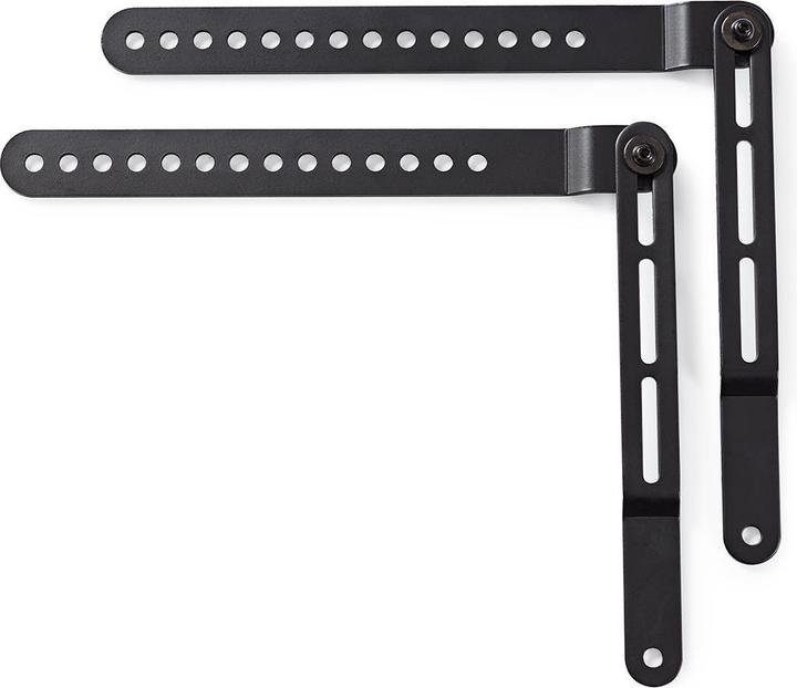Actual product image Nedis Soundbar Bracket Universal Connected to the TV 10 kg Rotatable Rotatable Steel Black (1 pcs., Wall installation, Rotatable)