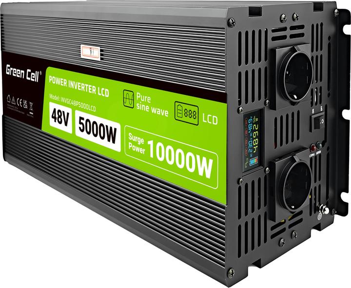 Immagine prodotto GreenCell Przetwornica LCD /10000W Czysty sinus z wywietlaczem