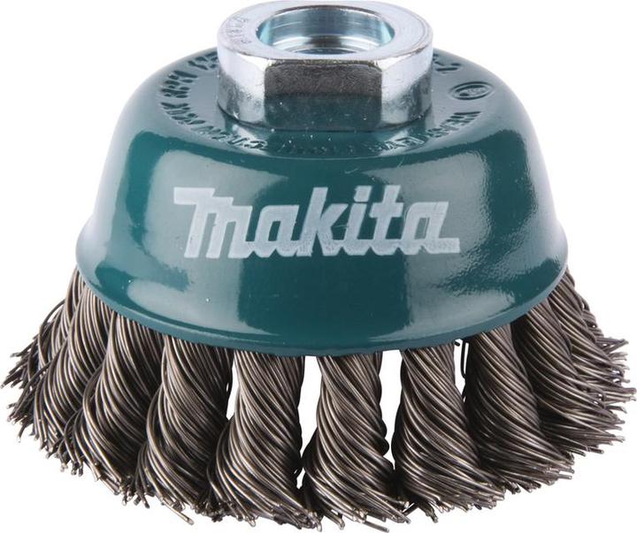 Actual product image Makita Wire brush 75mm with M14 internal thread for sanding machines with 125-150mm diameter