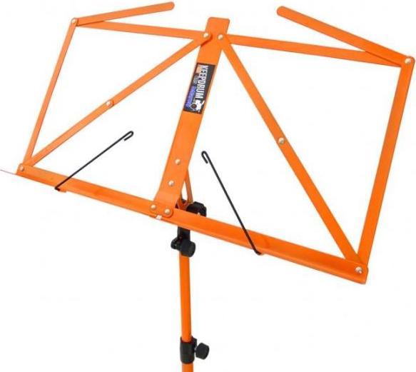 Produktbild keepdrum MUS3OR Notenständer Orange mit Tasche