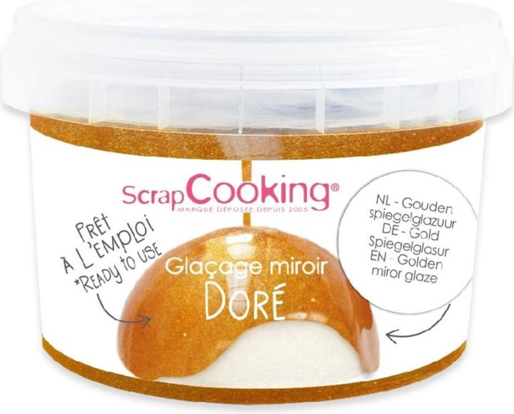 Immagine prodotto ScrapCooking Smalto a specchio pronto all'uso, oro, 300g (1 x)