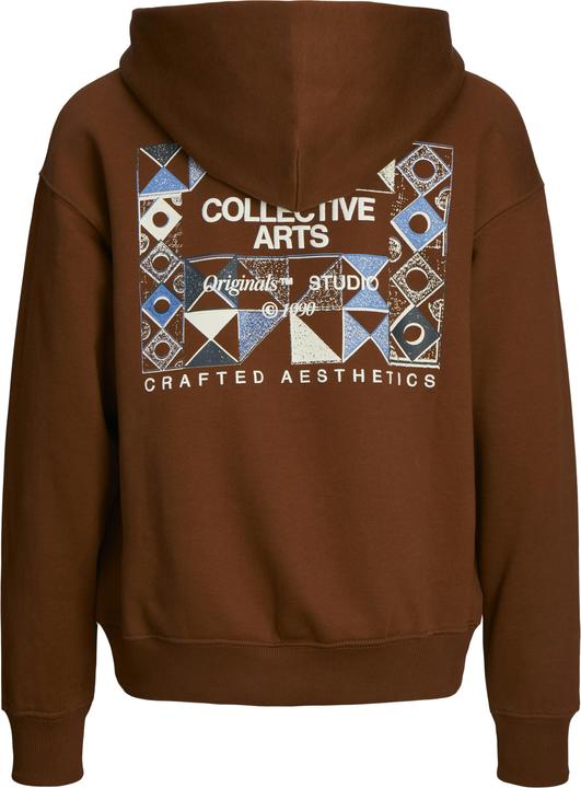 Actual product image Jack & Jones Jornoho Back Graphic Sweat Hood Mni (128)