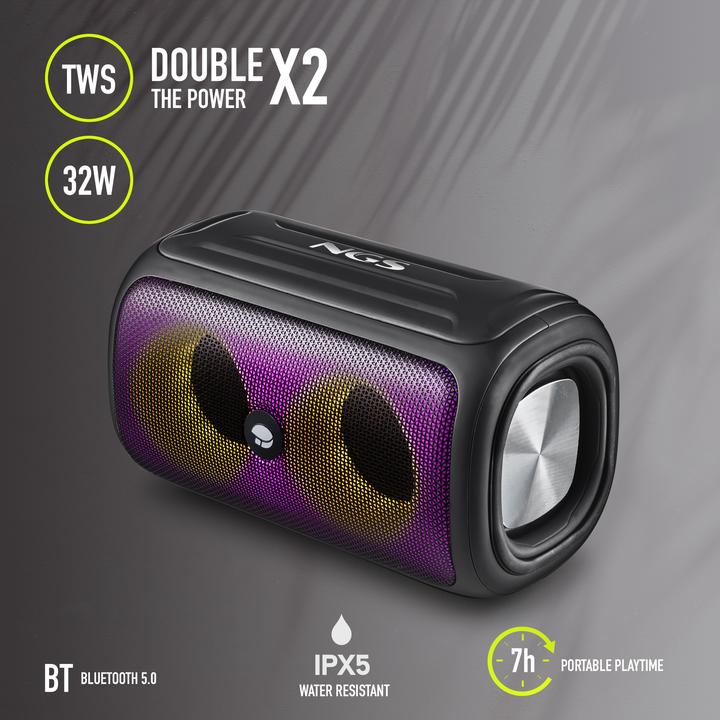Image du produit NGS Roller beast black (7 h, Fonctionnement sur batterie)