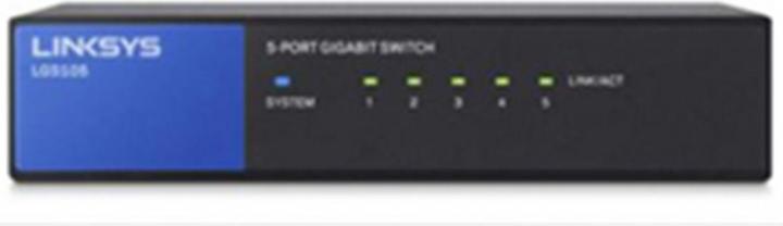 Actual product image Linksys Unmanaged Gigabit Switch 5-Port (5 Ports)