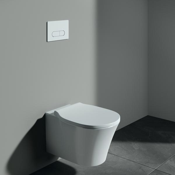 Produktbild Ideal Standard splrandloses Tiefspl-WC Connect Air Aquablade wei mit Beschichtung wandhngend E0