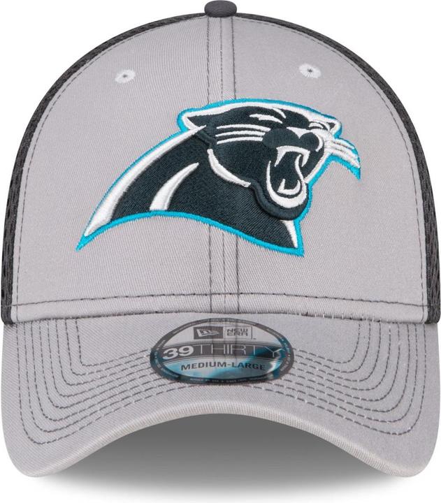 Produktbild New Era 39Thirty Stretch Mesh Cap - Carolina Panthers - S/M (S/M)