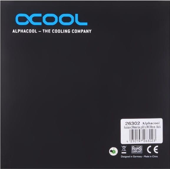 Actual product image Alphacool Radiator 200mm fan shroud 1x180/200mm - Black