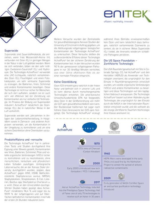 Actual product image ActivePure ENITEK Beyond Guardian Air – Mobiler Hochleistungs-Luftreiniger