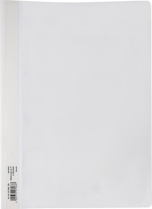 Actual product image Idena Schnellhefter PP extra stark weiss DIN A4 (A4)