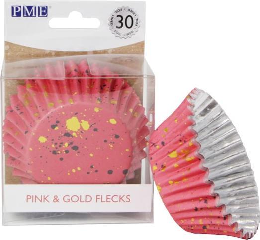 Image du produit PME Moules à cupcakes rose et or (5 cm)