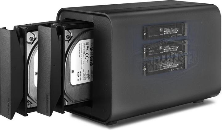 Actual product image Terramaster D5 Hybrid (M.2 2280, 2.5", 3.5")