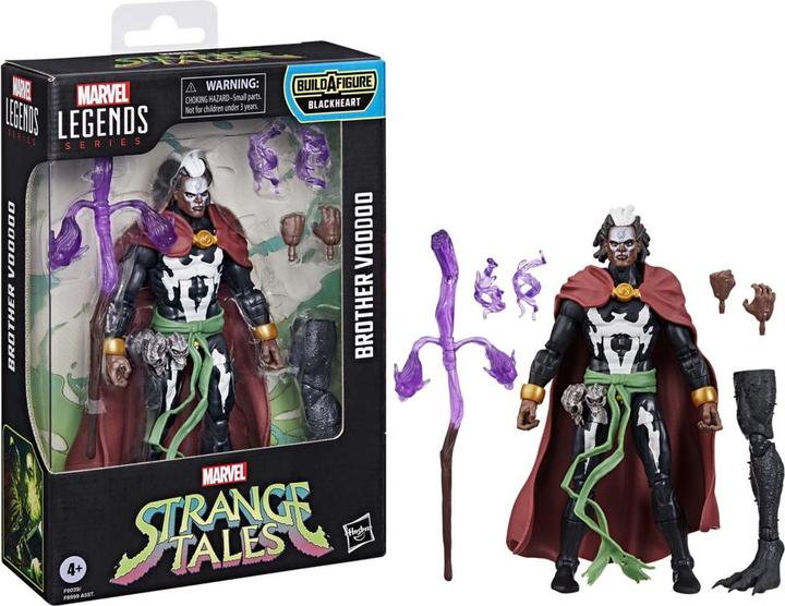 Actual product image Hasbro Strange Tales Marvel Legends action figure Brother Voodoo (BAF: Blackheart) 15 cm