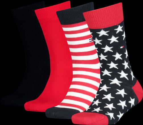 Actual product image Tommy Hilfiger Th Kids Sock 4p Stars & Stripes (pack of 4, 27 - 30)