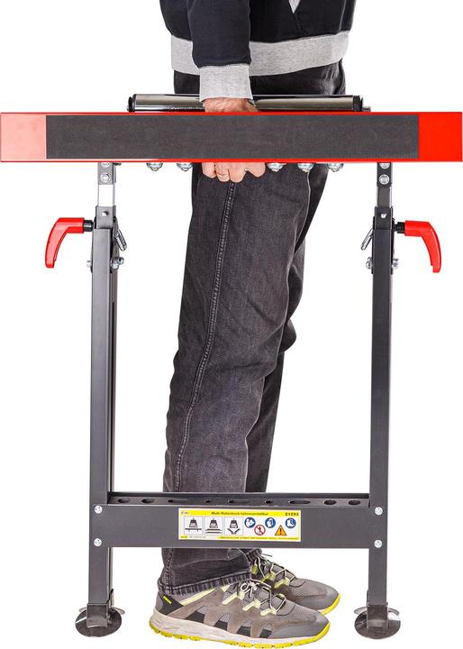 Immagine prodotto Dema Cavalletto a rulli multipli 82,5 - 127,5 cm regolabile in altezza (70.50 cm, 75 cm)