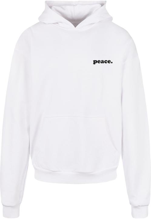 Produktbild Merchcode Peace - Wording Peace White and Peace - Graffiti with Ultra Heavy Hoody - 111859 (S)