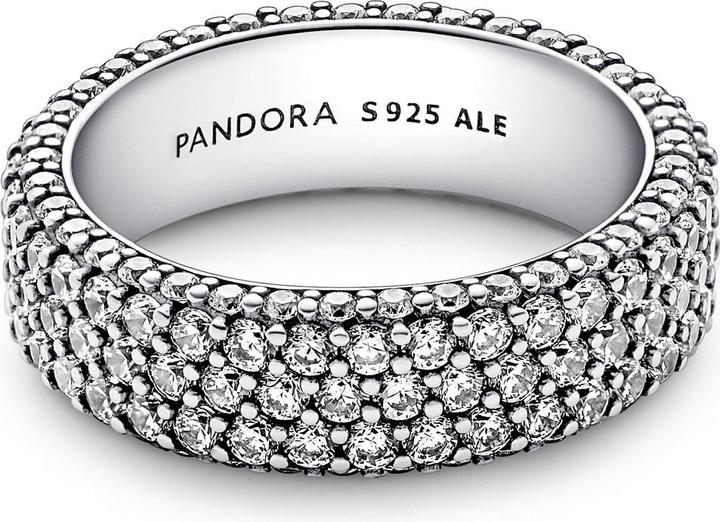 Produktbild Pandora Timeless Dreireihiger Pavé Ring (52, 925 Silber)