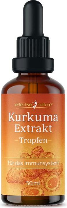 Produktbild Effective Nature Kurkuma Extrakt mit Vitamin D3 (1 Stück, Tropfen)
