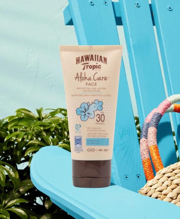 Image du produit Hawaiian Tropic ALOHA CARE FACE lotion solaire SPF30 90 ml (Lotion solaire, SPF 30, 90 ml)