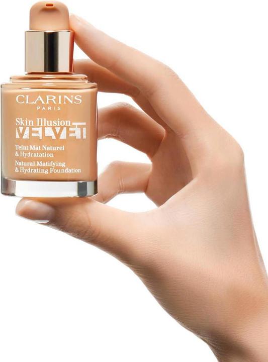 Actual product image Clarins Skin Illusion Velvet No.105N Nude (No. 105N Nude)