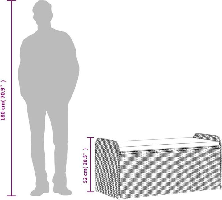 Immagine prodotto VidaXL 10-tlg. Garten-Lounge-Set mit Kissen