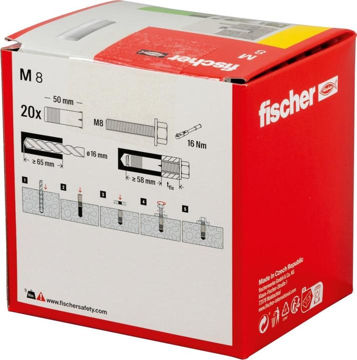Actual product image Fischer FIS 050508 Lever M 8 (20 pcs.)