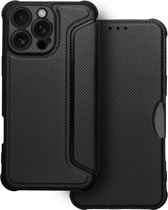 Produktbild OEM Book case RAZOR Book for IPHONE 16 Pro Max black (Apple iPhone 16 Pro Max)